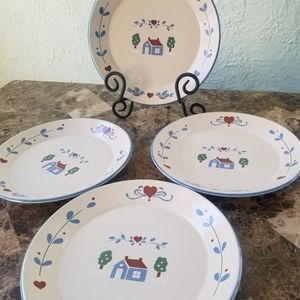 International China Habersham Salad Dessert Plates